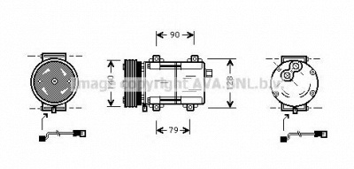 AVA QUALITY COOLING fdk288 -  Компрессор, кондиционер